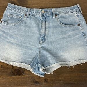 Universal Thread Light Blue High-Rise Denim Shorts